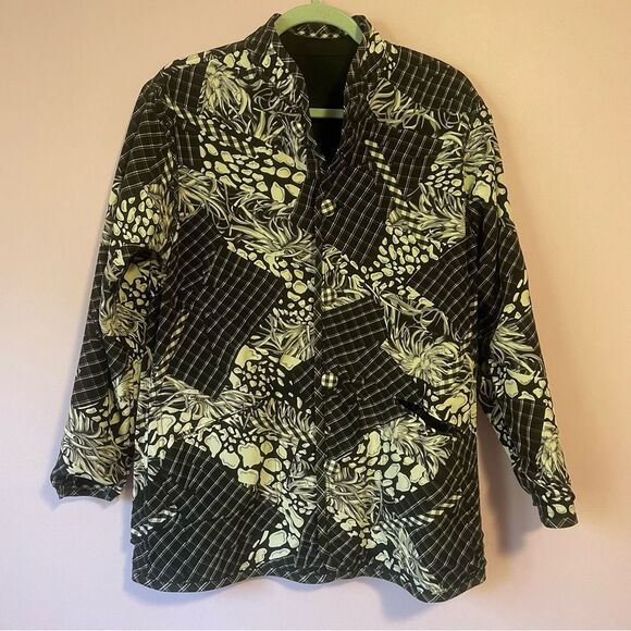 Koos of Course QVC S Reversible Jacket Linen Silk - Picture 9 of 14